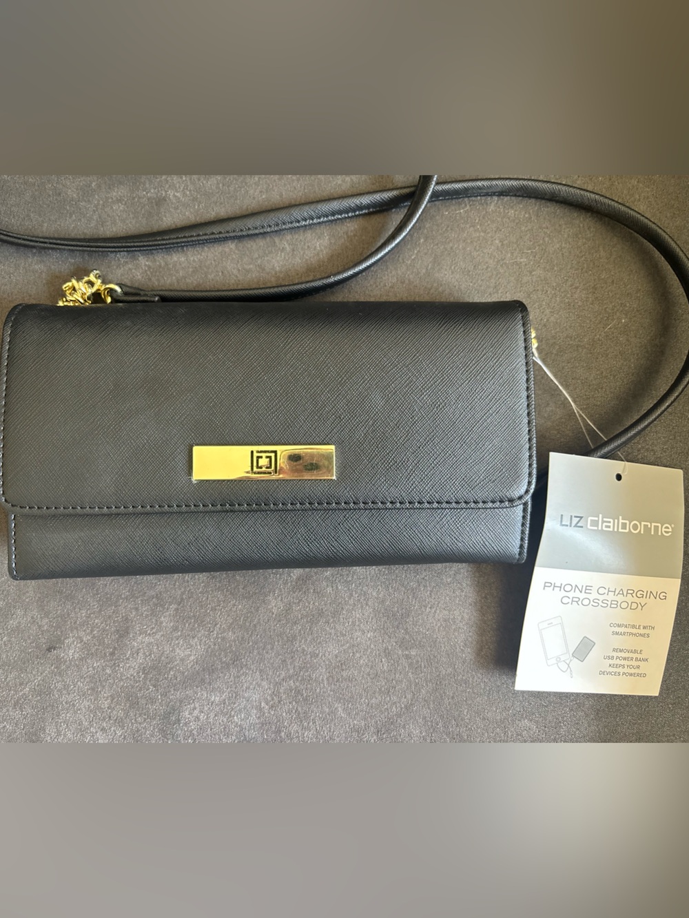 Liz Clayborne Phone Charging Crossbody